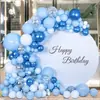 Conjunto de Balões Macaron para Decoração de Cenário, Arco de Balões para Casamentos e Festas de Aniversário, Pacote de Corrente de Balões para Lojas