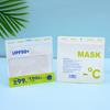 Bolsa de empaque nueva y popular para mascarilla de protector solar UP retro genial bolsa para mascarilla de protector solar bolsa compuesta de película mate bolsa de papel