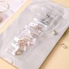 Saco selador transparente de PVC para joias saco de armazenamento de joias para anéis anti-oxidação bolsa selada para brincos brincos colar portátil