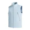 Chaleco ligero de softshell para hombre, chaqueta cortavientos e impermeable para otoño e invierno, para senderismo y montañismo, chaleco cálido sin mangas