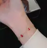 Pulseira de Prata Esterlina S925 Abóbora Unicórnio Moda Luxo Leve Temperamento High-End Nicho Exquisito Resina Dupla Face Joias Atacado