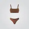 Conjunto de bralette y shorts sin costuras, sin relleno, sin varillas, tanga transpirable para mujer