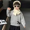 Suéter de Dinosaurio para Niños para Primavera, Otoño e Invierno, Ropa de Invierno Nueva para Niños, Tejido de Punto de Cuello Redondo para Todas las Estaciones, Suave, Anti-Pilling, Cálido y Moderno
