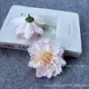 Flores artificiales, cabezas de flor de peonía, materiales DIY para accesorios de pelo de estilo tradicional, flores artificiales de alta calidad y realistas para decoración de escenas