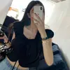 Moda Chic Coreana Blusa Camisa com Costura Central Pregas Cordão Retalhos Bainha Fenda Feminina Verão Novo Estilo