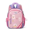 Mochila Dupla de Ombro Infantil Desenho Animado Color Blocking Nova Leve Temporada de Volta às Aulas Mochila Escolar Coelhinho Fofo Mochila de Viagem para Bebê