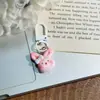Nuevo Llavero Creativo para Estudiante, Lindo Colgante de Dibujos Animados, Accesorio para Mochila de Niña, Regalo para Mejor Amiga, Animalito Suave y Lindo
