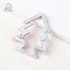 Gota de Aceite Luminosa Agujero para Colgar Árbol de Navidad Hebilla de Resorte Forma Especial Accesorios para Joyería DIY Hebilla para Colgar Llavero Cadena para Teléfono Móvil Colgante para Bolsa