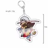 Periférico de anime One Piece Luffy Zoro Emperatriz femenina llavero colgante acrílico lindo en stock