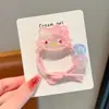 Banda de goma para el cabello para niña Kulomi con dibujos animados de Sanrio, cuerda para el cabello que no daña el cabello, bola de pelo para niña, accesorios para el cabello