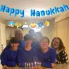Bandera de papel para tirar de Hanukkah judío decoración de fondo para fiesta navideña bandera colgante amuleto HAPPY HANUKKAH flor de tirar