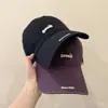 Gorra de Béisbol Bordada con Letras Estilo Universitario Coreano para Mujer, Primavera y Verano, Sombrero de Sol para Adelgazar la Cara para Hombre, Casual y Versátil