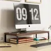 Suporte elevatório para computador de mesa, suporte elevatório para monitor de laptop, organizador de mesa para dormitório, suporte de base para tela de escritório