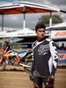 Ropa de Ciclismo Transfronteriza de Manga Larga, Ropa Off-Road para Bicicleta de Montaña, Camisetas de Motocicleta, Ropa de Descenso Transpirable de Secado Rápido, Ropa de Carrera de Verano