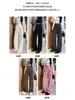 Pantalones de pana de pierna ancha con caída de gama alta para mujer, otoño 2026, nuevo estilo, traje de pierna estrecha petite