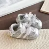 Tênis Esportivo Princesa para Meninas de 3-6 Anos Estilo Primavera/Outono Laço Brilho Fino Solado Macio Respirável Calçados Casuais Tênis Cortez Infantil