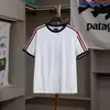 ¡Rayas de Bloques de Color! Camiseta de Verano para Hombre y Mujer, para Exteriores, de Secado Rápido, Transpirable, Versátil, Cuello Redondo, Manga Corta 12320