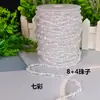 Cortina de cuentas acrílicas cortina de hilo para bodas guía de camino cadena anti-cristal decoración de techo de escenario de auditorio de bodas cortina de puerta DIY colgante