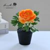 Flores Artificiais Peônia Rosa Narciso Mini Plantas em Vaso Decorativas Adereços de Fotografia Flor Artificial Bonsai Enfeites Criativos Flores Simuladas