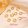 Acero de Titanio Electrochapado al Vacío Accesorios para Joyería Broche de Langosta Anillo Abierto Pulsera Abierta Collar Accesorios de Acero Inoxidable