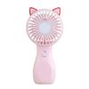 Moe divertido pequeño animal portátil cordón de mano luz LED ventilador pequeño segunda velocidad enfriamiento exterior ventilador de carga