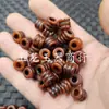 Cuentas Sueltas de Jade con Forma de Bambú de Ágata Roja Estilo Antiguo, Agujero Grande, Alta Calidad, Flujo sin Obstrucciones, Accesorios para Joyería de Pulseras