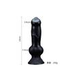 Cachorro sexual pênis simulação pênis grande em forma de plug anal ventosa masturbação pênis plug anal produtos sexuais para adultos uma geração de cabelo