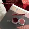 Joyería Roja de Año Nuevo Manicura Roja con Lentejuelas Adornada con Polvo Fino de Brillo de Arena Movediza Manicura de Uñas