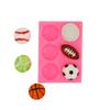 Esportes Futebol Basquete Rugby Meninos Creative Cake Acessórios Silicone Molde Flip Açúcar Chocolate Tênis Formas
