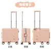 Maleta de Equipaje Infantil para Niñas y Niños, Maleta con Ruedas para Montar, Maleta de Cabina de 20 pulgadas con Marco de Aluminio, Esencial de Viaje para Mamás