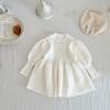 Ins Vestido de Punto para Niñas Otoño e Invierno Coreano Vestido de Suéter de Punto de Princesa a la Moda Vestido de Bebé de Manga Larga