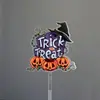 Estilo Transfronterizo Ins Impresión Colorida Decoración de Pastel de Halloween Fantasma Murciélago Decoración de Fiesta de Halloween Suministros para Fiestas