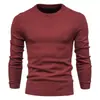 Outono e inverno novo suéter casual masculino de cor sólida pulôver comércio exterior suéter casual masculino de gola alta suéter transfronteiriço