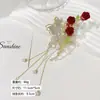 Nuevo Clip para el Cabello de Aleación Galvanizada con Mariposa Estilo Coreano Fresco y Dulce para Mujer, Clip de Tiburón para la Parte Posterior de la Cabeza, Accesorio para el Cabello, Otoño 2025