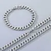 Fábrica de Dongguan Collar de Cadena Cubana Electro Pulido de Acero Inoxidable Estilo Unisex Pulsera Miami Multienlace con Cadena