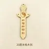 Madera de Durazno Madera Natural Espada de Siete Estrellas con Colgante Tallado en Cinabrio Adorno de Espada para Dormitorio Espada