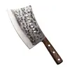 Cuchillo de Siete Estrellas Forjado, Cuchillo Forjado para Cortar Huesos, Cuchillo para Picar Huesos Comercial y Doméstico, Hachuela Gruesa Tradicional para Huesos, Cuchillo para Picar Afilado y Duradero