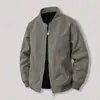 Chaqueta de Hombre Estilo Americano para Primavera y Otoño Chaqueta de Béisbol Corta de Gama Alta Versátil Moda Casual Tres Pruebas Chaqueta de Vuelo