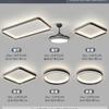 Proteção ocular de espectro total luminária de sala minimalista luminária de teto ultrafina simples moderna luminária Zhongshan pacote combinado para toda a casa