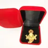 Flockagem Pontual Emblema Escolar Emblema de Turma Pin de Emblema Medalha Embalagem de Medalha Caixa de Joias para Presente