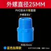 Reductor Directo de Rosca Interna de PVC Conector de Rosca Interna, Conector de Plástico Adhesivo de Paso Directo para Tubería de Agua