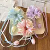Laço de Cabelo Fofo de Flor Tulipa com Fita para Meninas, Corda para Rabo de Cavalo e Coque, Acessórios de Cabelo para Meninas