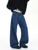 Ropa para Hombre Fengshe / Jeans Lavados Retro Americanos de Moda Desgastados Curva Profunda Corte Navaja Unisex Pantalones Rectos Holgados