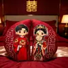 Un par de lindos cojines de boda, muñecos de nuevo estilo para decoración de la habitación de bodas, muñecos de decoración de cama, cojines para sala de estar, regalos, cojines para cabecera