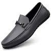 Sapatos Doug Masculinos Couro de Vaca Solado Macio Couro Macio Tamanho Pequeno 36 Sapatos Casuais de Couro Masculinos 37 Tamanho Grande 45 Conjunto de Pernas Preguiçoso