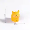 Fofa estatueta de cachorrinho cartoon, decoração DIY, acessório de cápsula surpresa, ornamento para carro ou mesa em miniatura