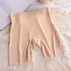 Calzones de Seguridad de Seda de Hielo sin Costuras Dos en Uno Antideslizantes para Mujer Verano Delgados Levanta Vientre Cadera Leggings que no se Enrollan en la Pierna