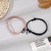 Pulseras de Moda con Temática de Astronauta que se Atraen Mutuamente, un Par de Bandas Elásticas Pequeñas, Regalo para Novio, Entusiasta del Espacio Aéreo, Mejor Amigo, Estudiante, Ligas para el Cabello de Moda