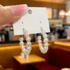 Pendientes de Aro Grandes de Perla Estilo Diosa, Pendientes de Aro Elegantes Exagerados con Estilo para Dama, Pendientes de Lujo Accesible con Diseño