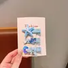 Novo Estilo Presilha de Bico de Pato Exquisita Estrela de Pérola Infantil para Meninas, Grampo de Cabelo de Fada Fofo, Acessório de Cabelo Cartoon Coração do Oceano